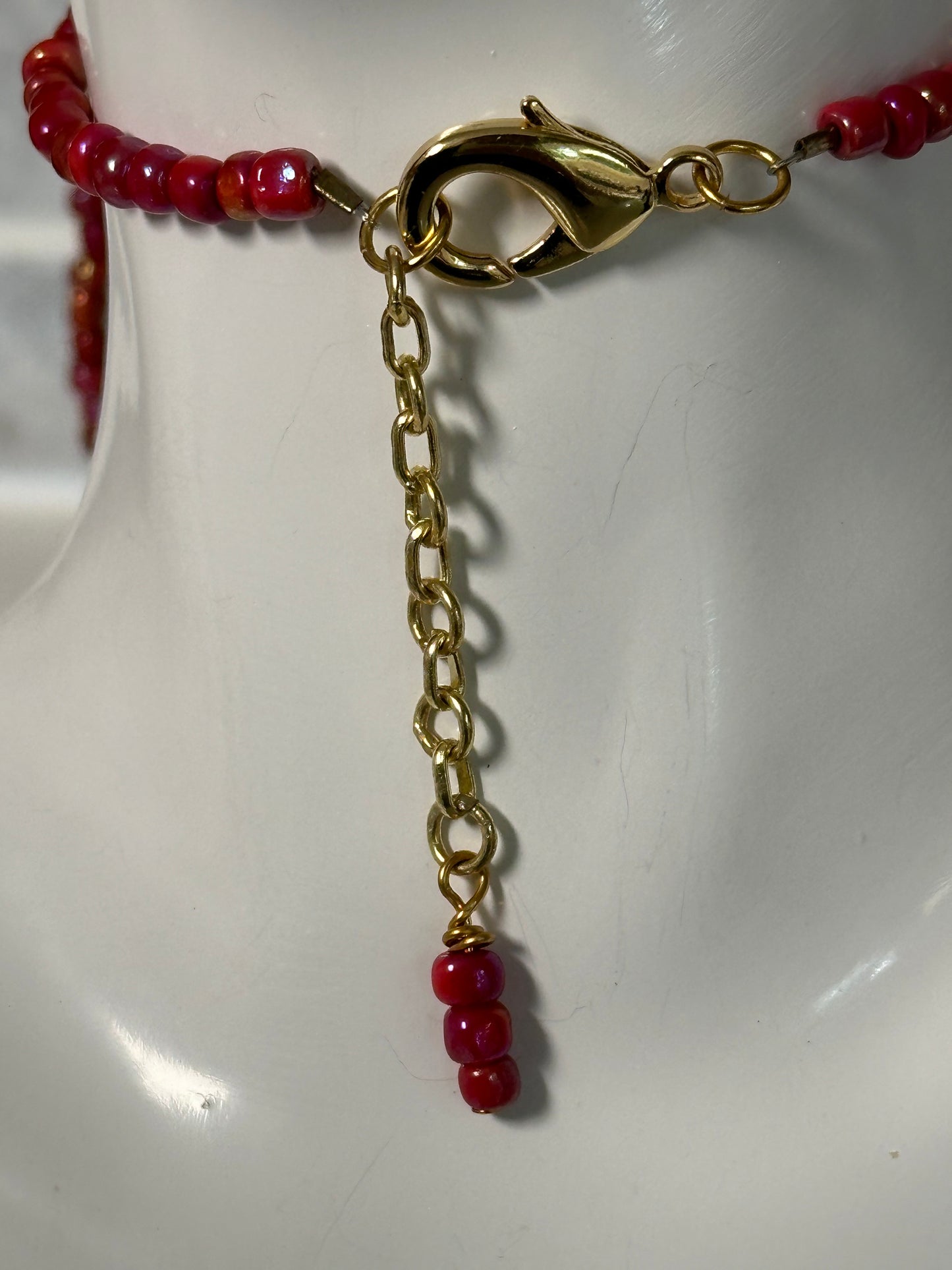 yellow orchid necklace