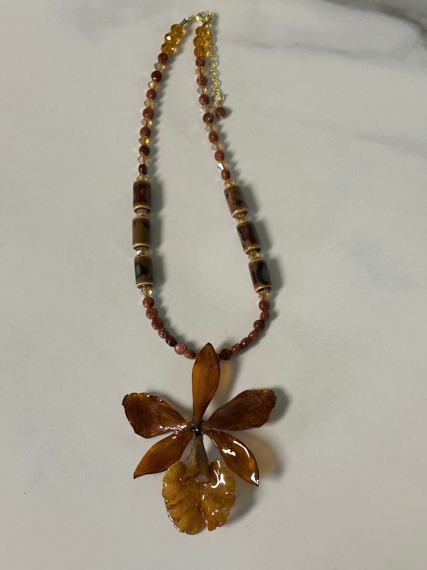 cattleya necklace