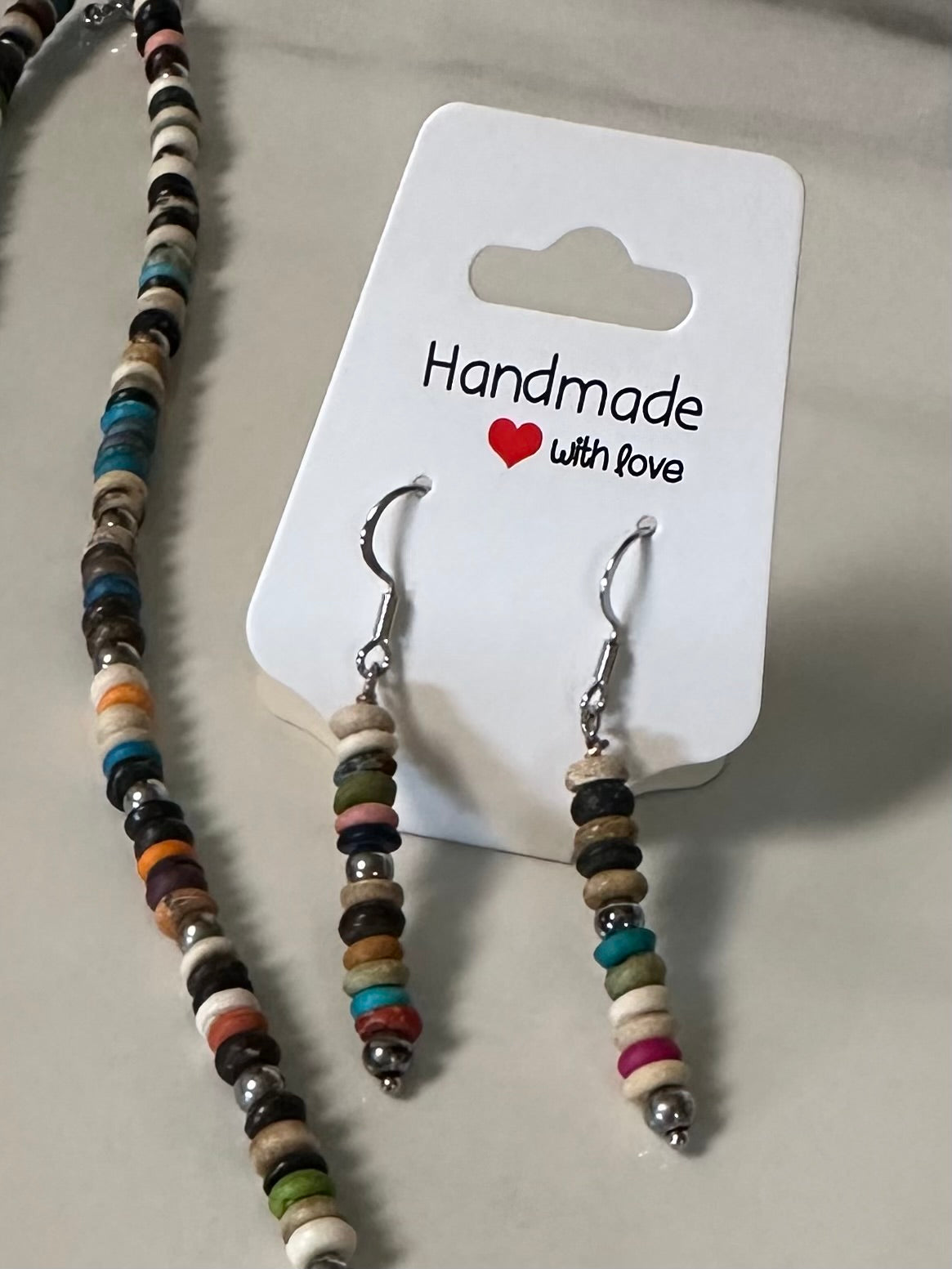 phalaenopsis orchids necklace with earrings