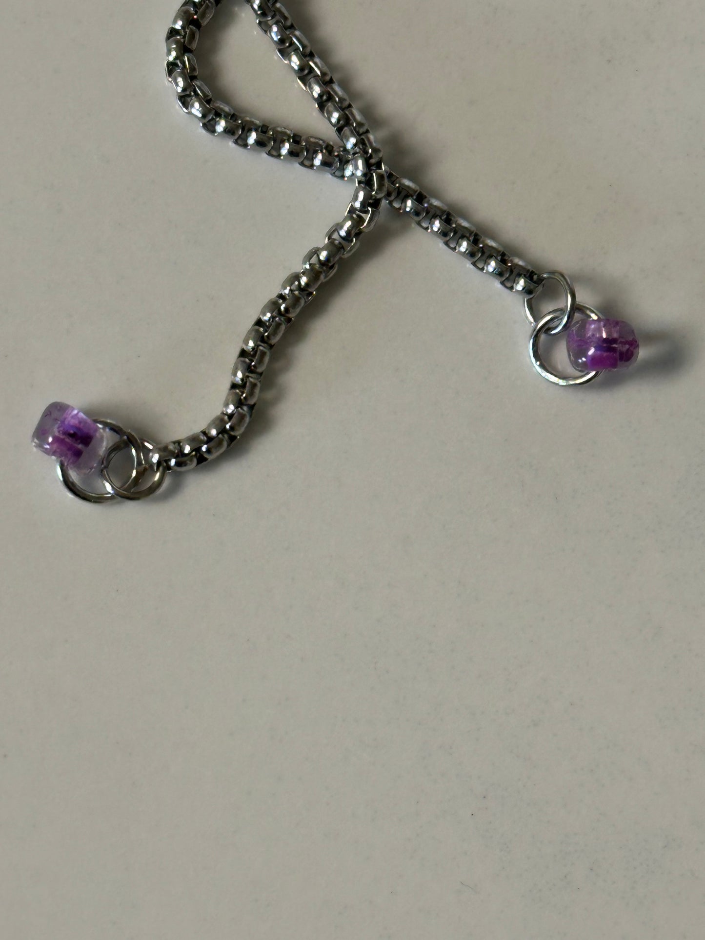 adjustable real orchid necklace