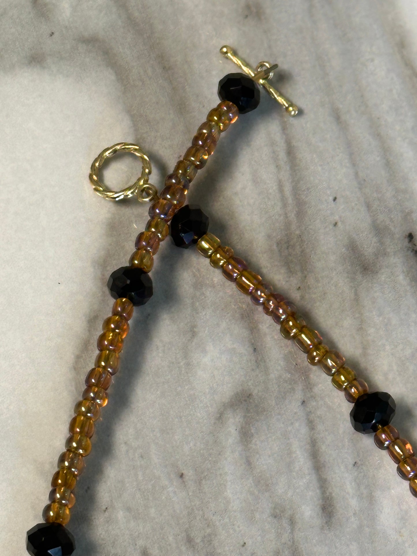 cattleya necklace with earrings