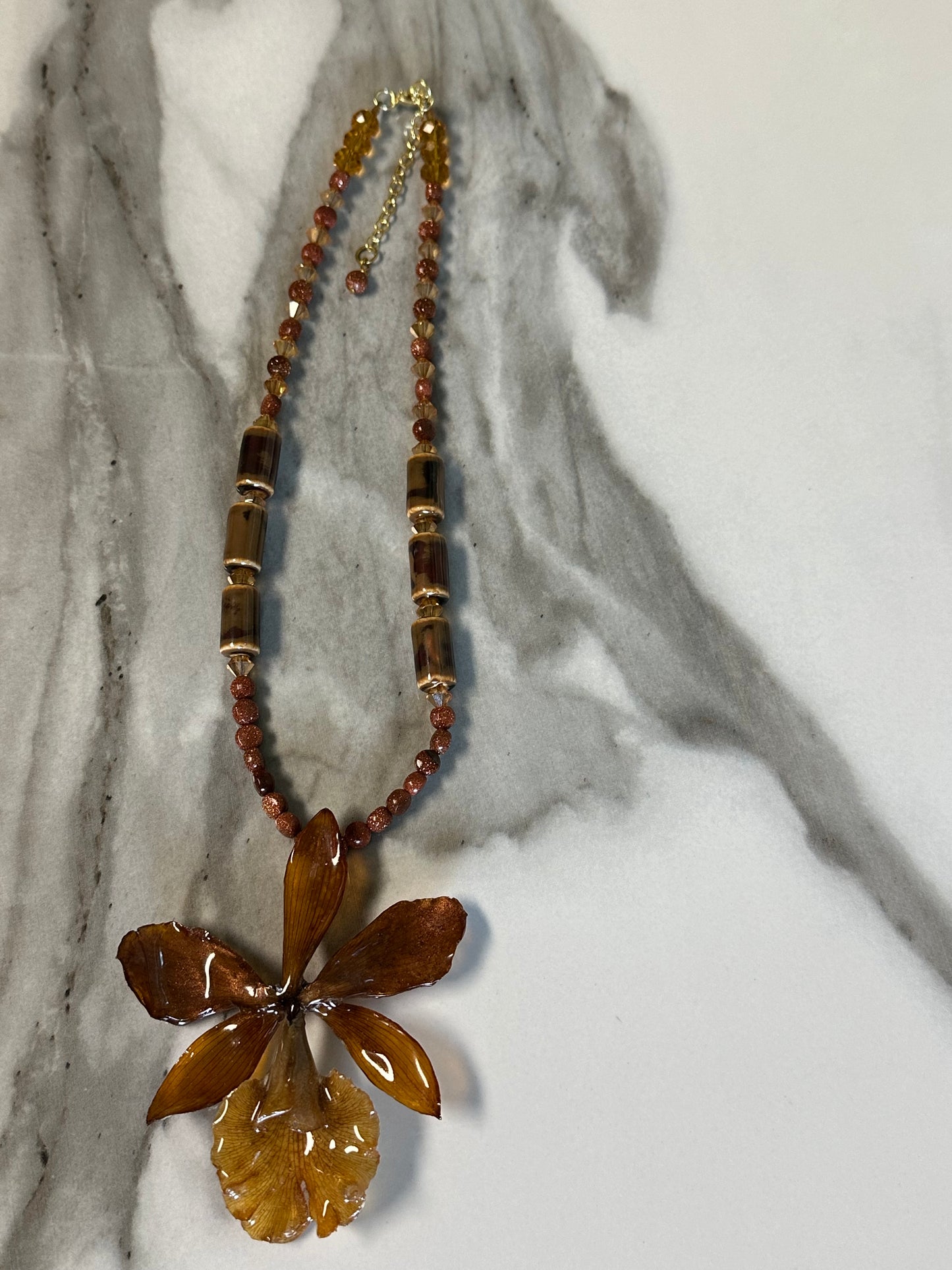 cattleya necklace