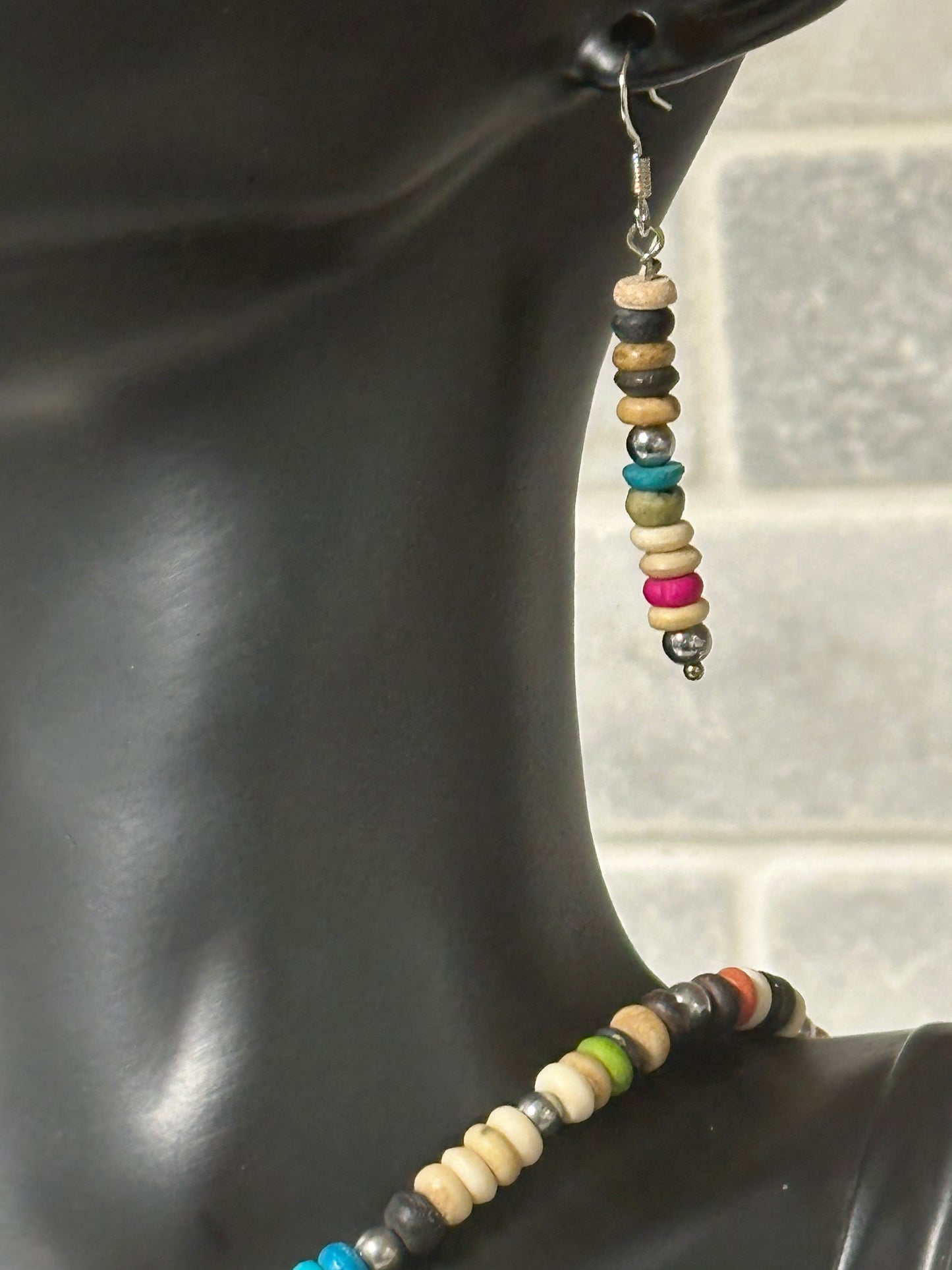 phalaenopsis orchids necklace with earrings