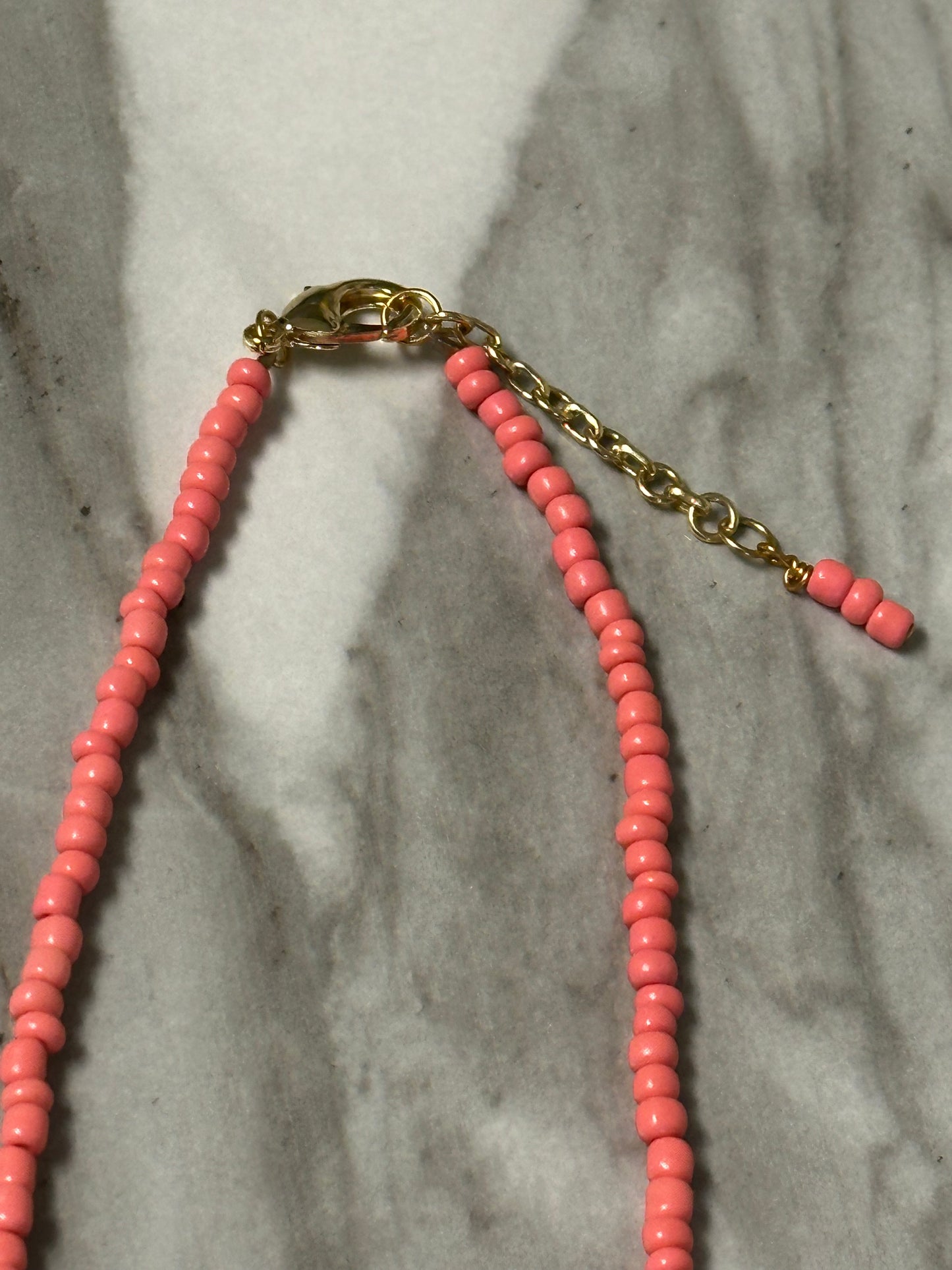 white and blush phalaenopsis necklace