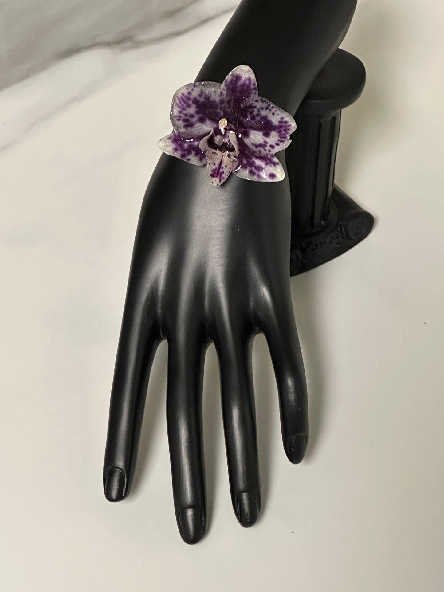 cute adjustable orchid bracelet