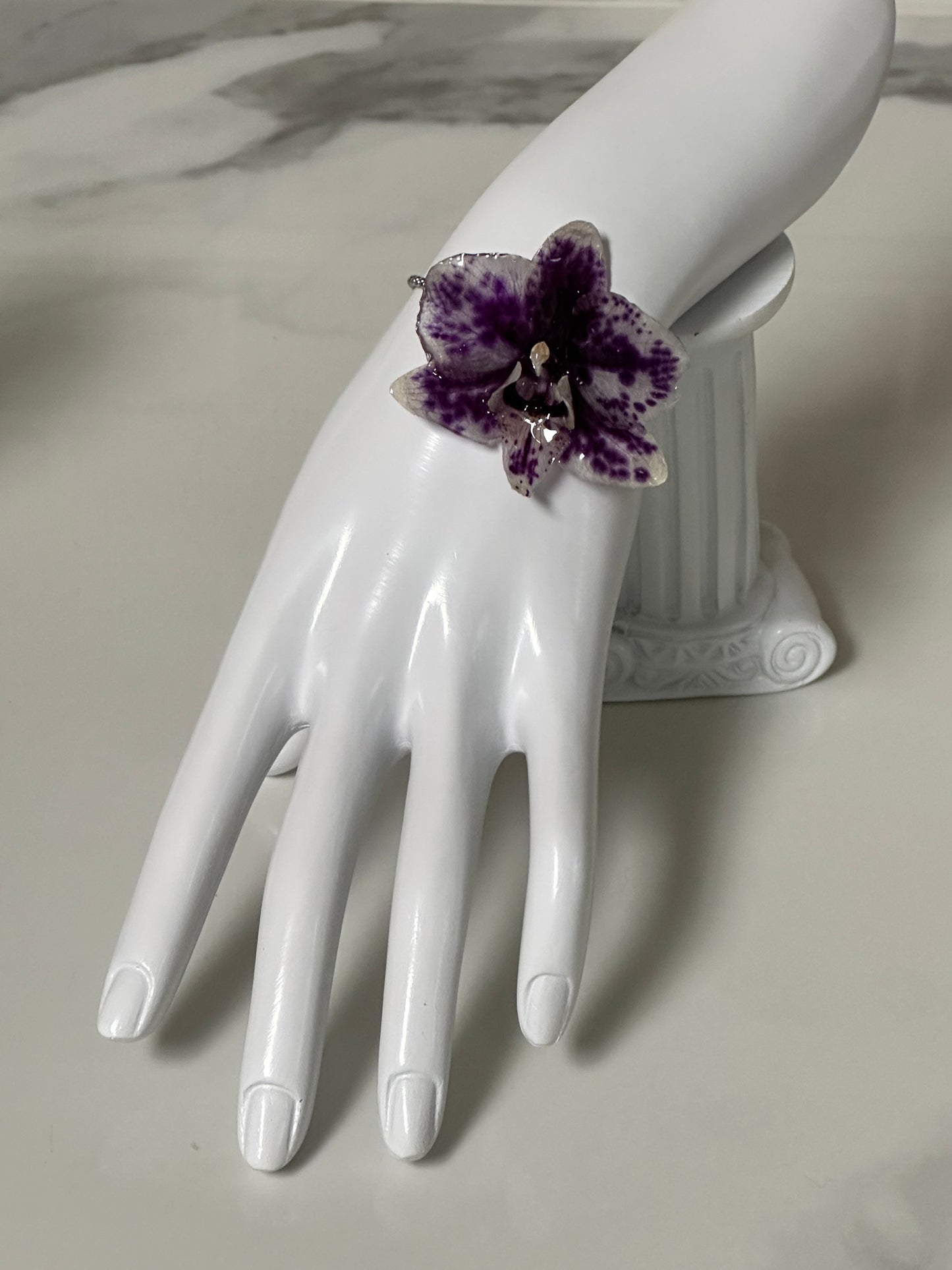 cute adjustable orchid bracelet