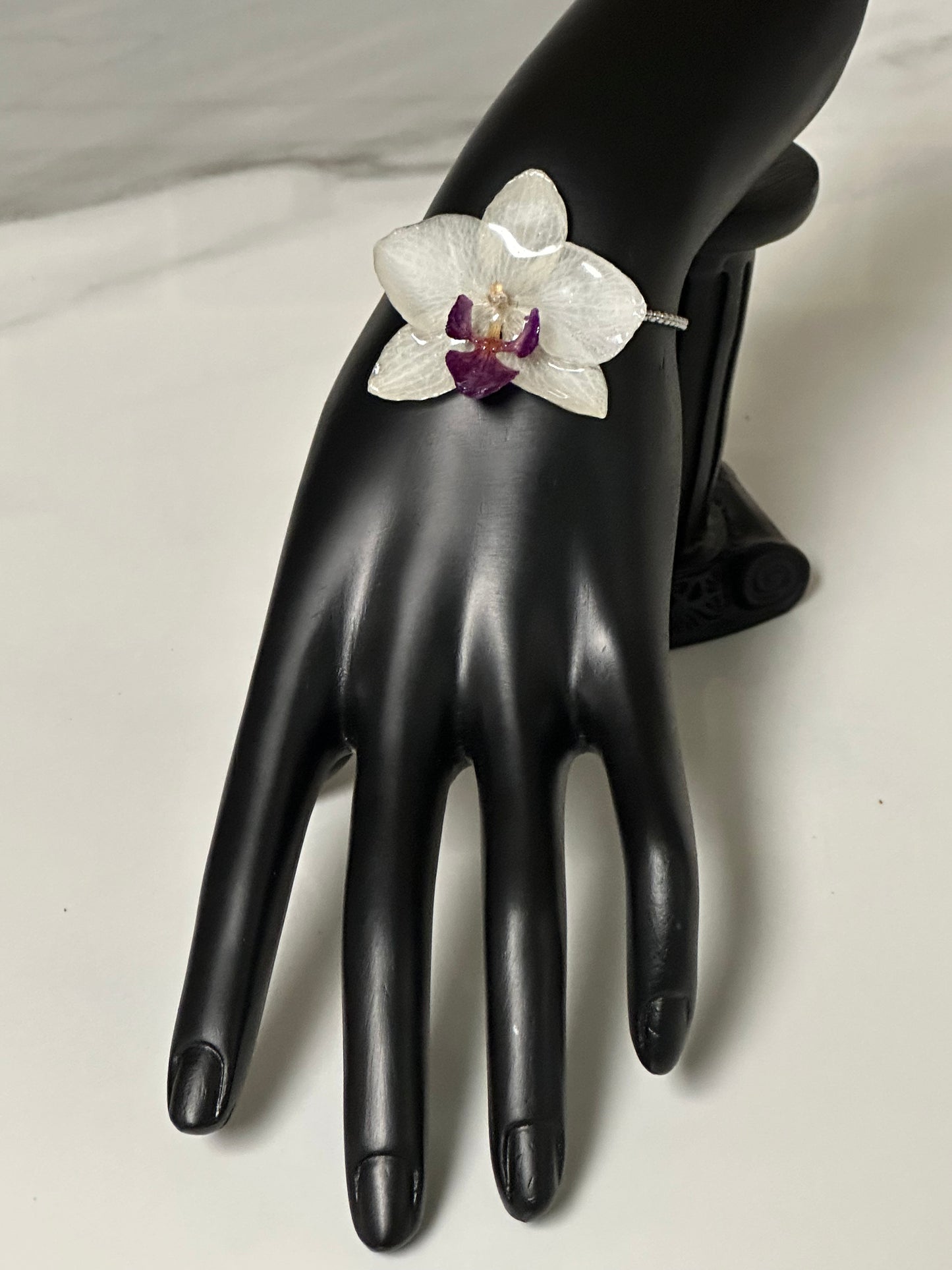 cute mini orchid adjustable bracelet