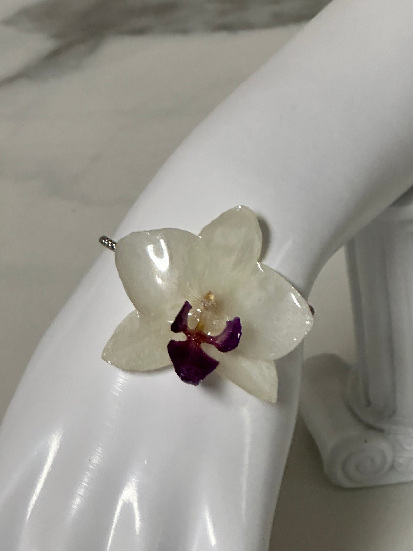 cute mini orchid adjustable bracelet