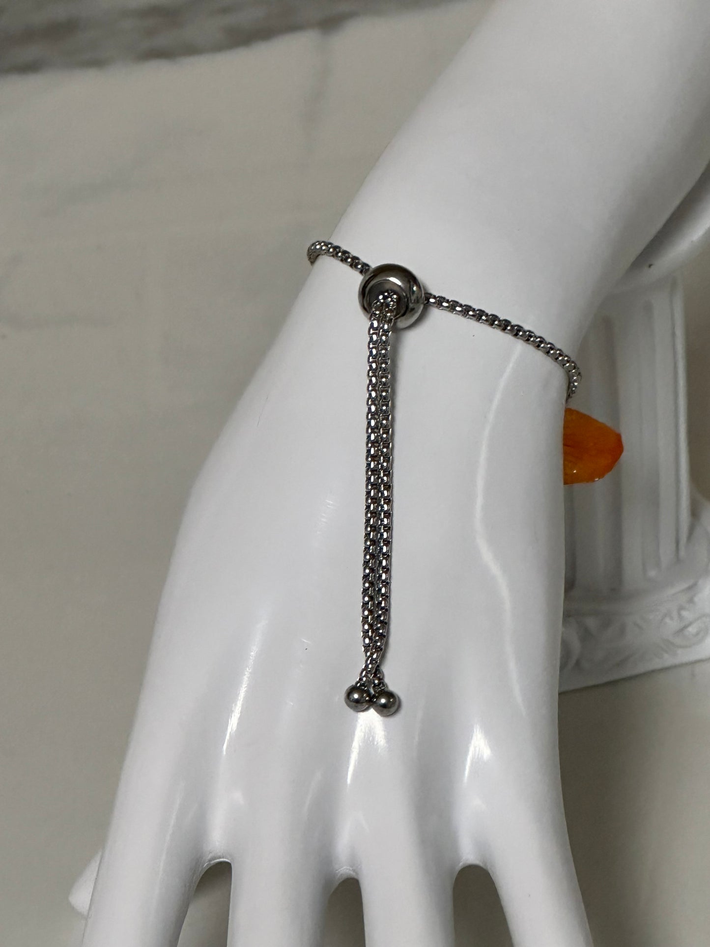 cute adjustable orchid bracelet