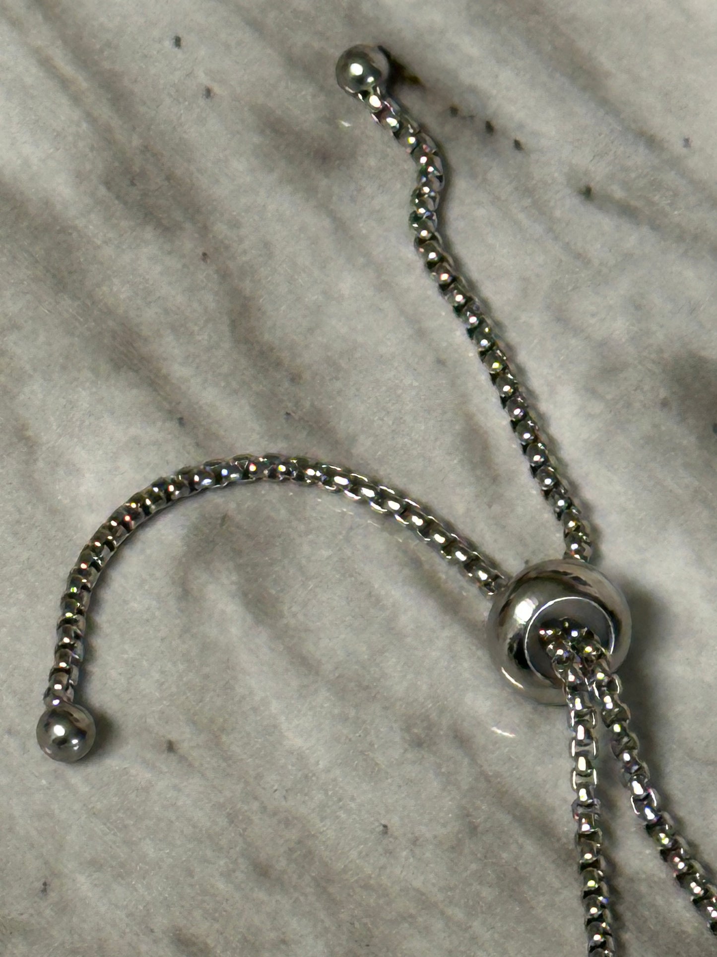 cute mini orchid adjustable bracelet